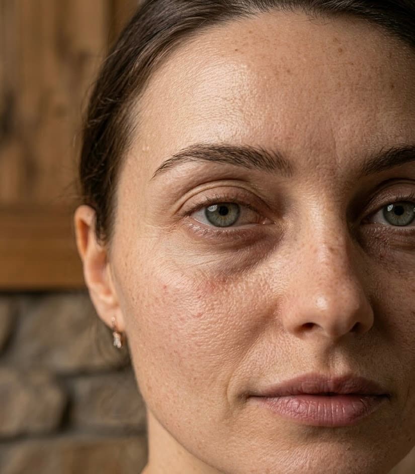 Contour des yeux fatigué — cernes et poches